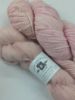 Blush Winter Point Cowl Kit with pink worsted yarn and locally dyed suri